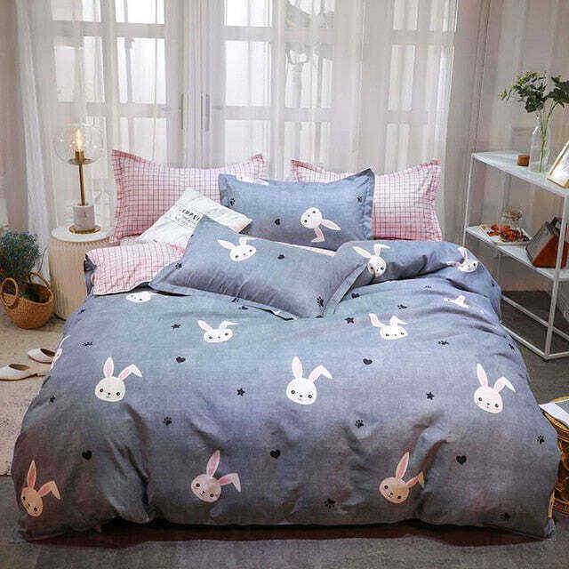 Duvet Cover Flat Bed Sheet Bedding Set