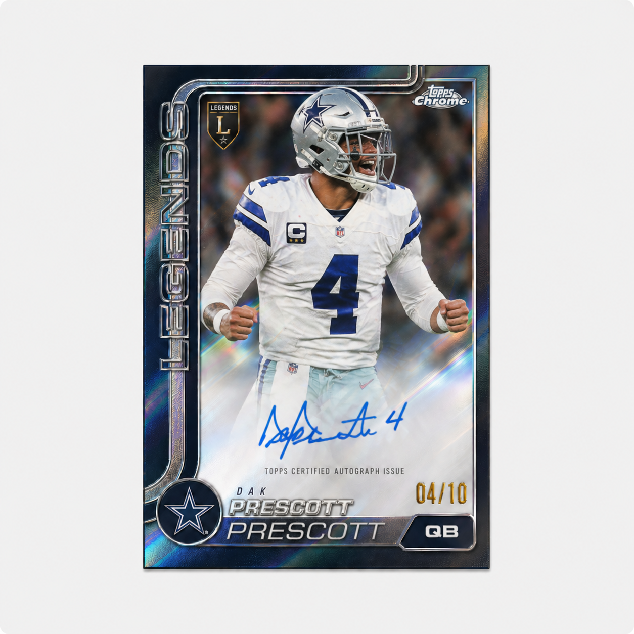 2026 Dallas Cowboys 65th Anniversary Trading Cards Hobby Box