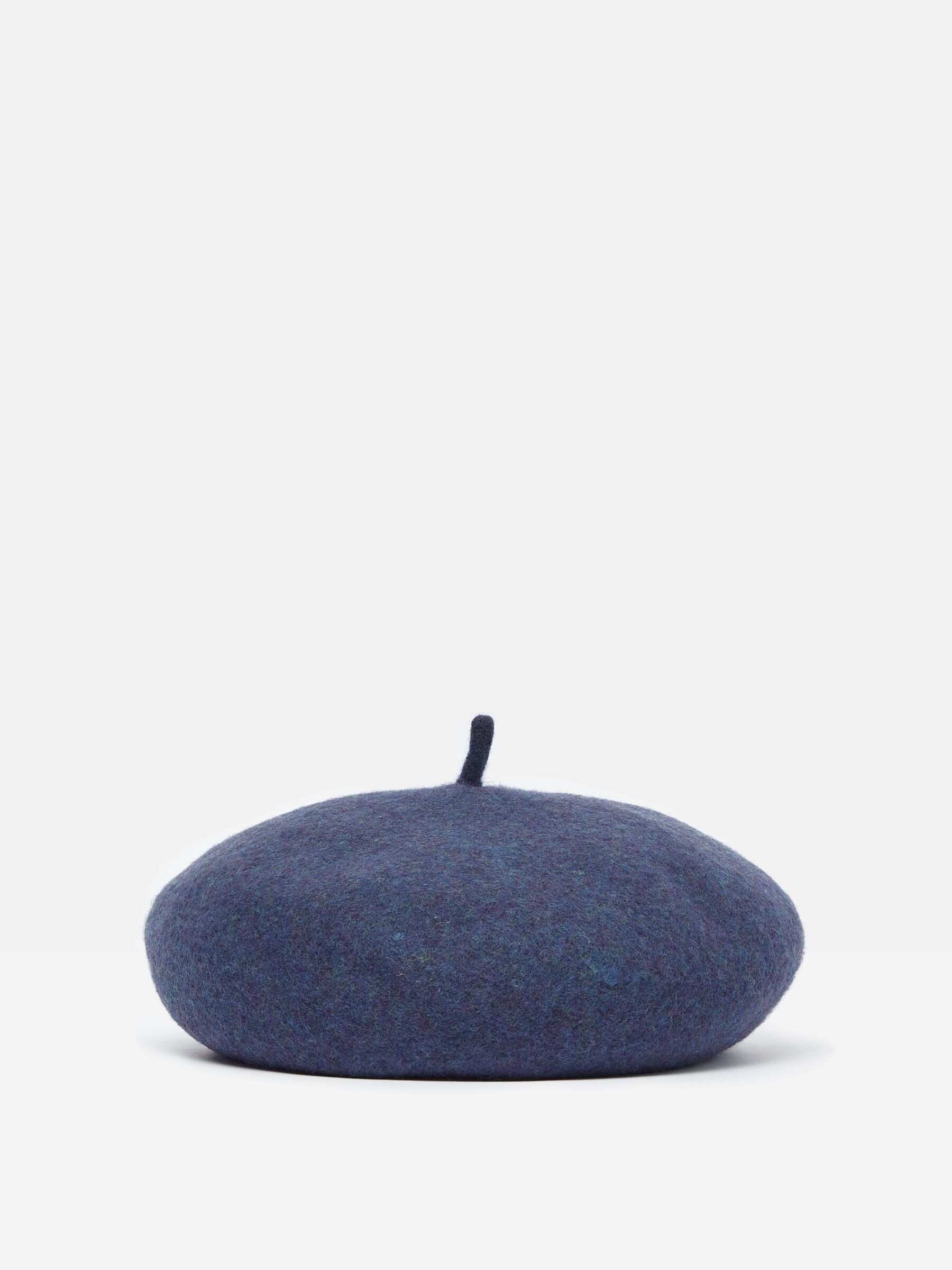 Amelie Navy Blue Adjustable Wool Beret Hat