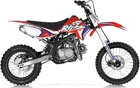 125cc Adult Dirt Bike with 4 Speed ​​Manual Transmission, Dual Stock Frames! Big 17