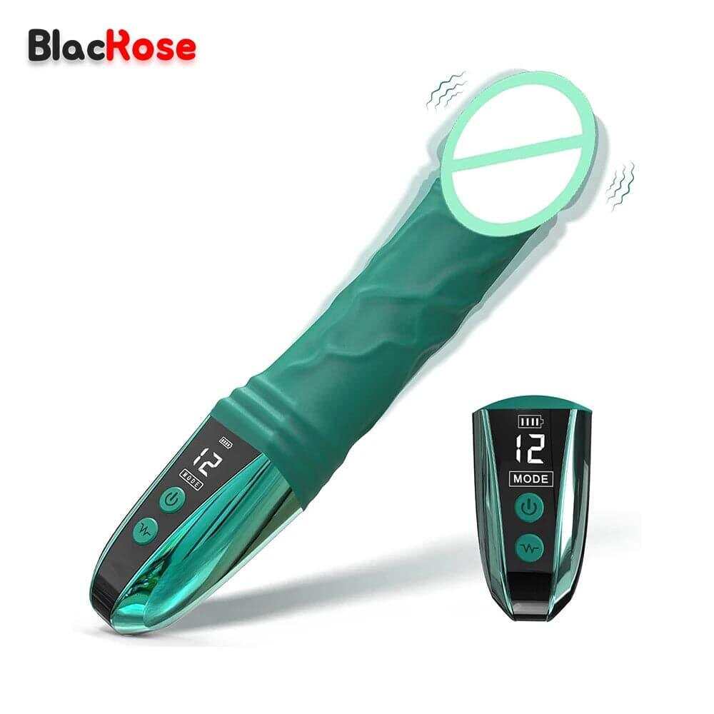 LCD Display 12-Power Vibrator – Clitoris, Nipple & G-Spot Stimulator