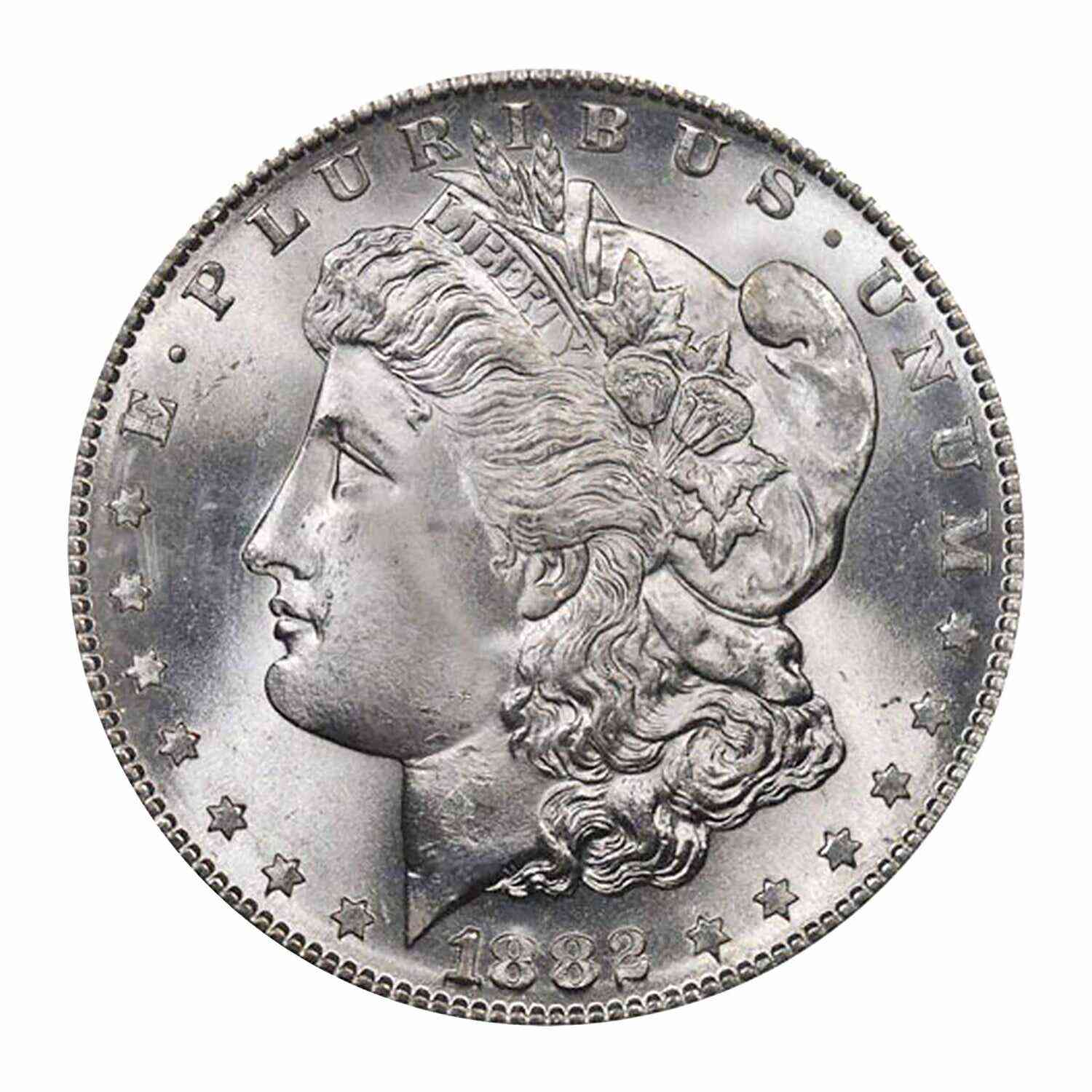 1882 P Morgan Commemorative Silver Dollar Brilliant Uncirculated (BU)