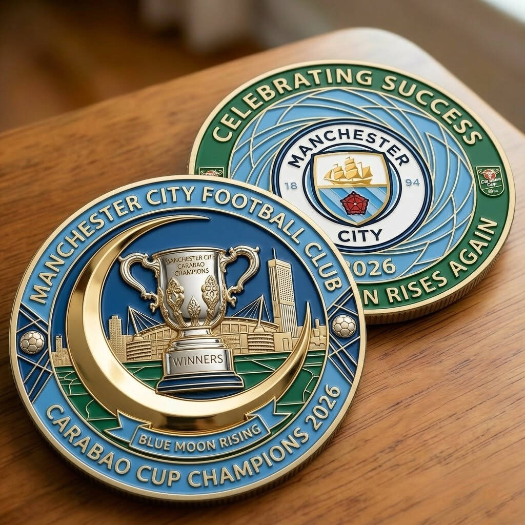 🔵 Manchester City 2026 Carabao Cup Champions Coin