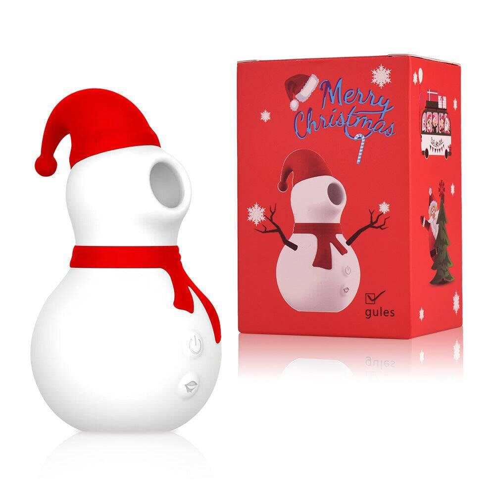 Christmas Snowman Rechargeable Electric Clitoral Vibrator