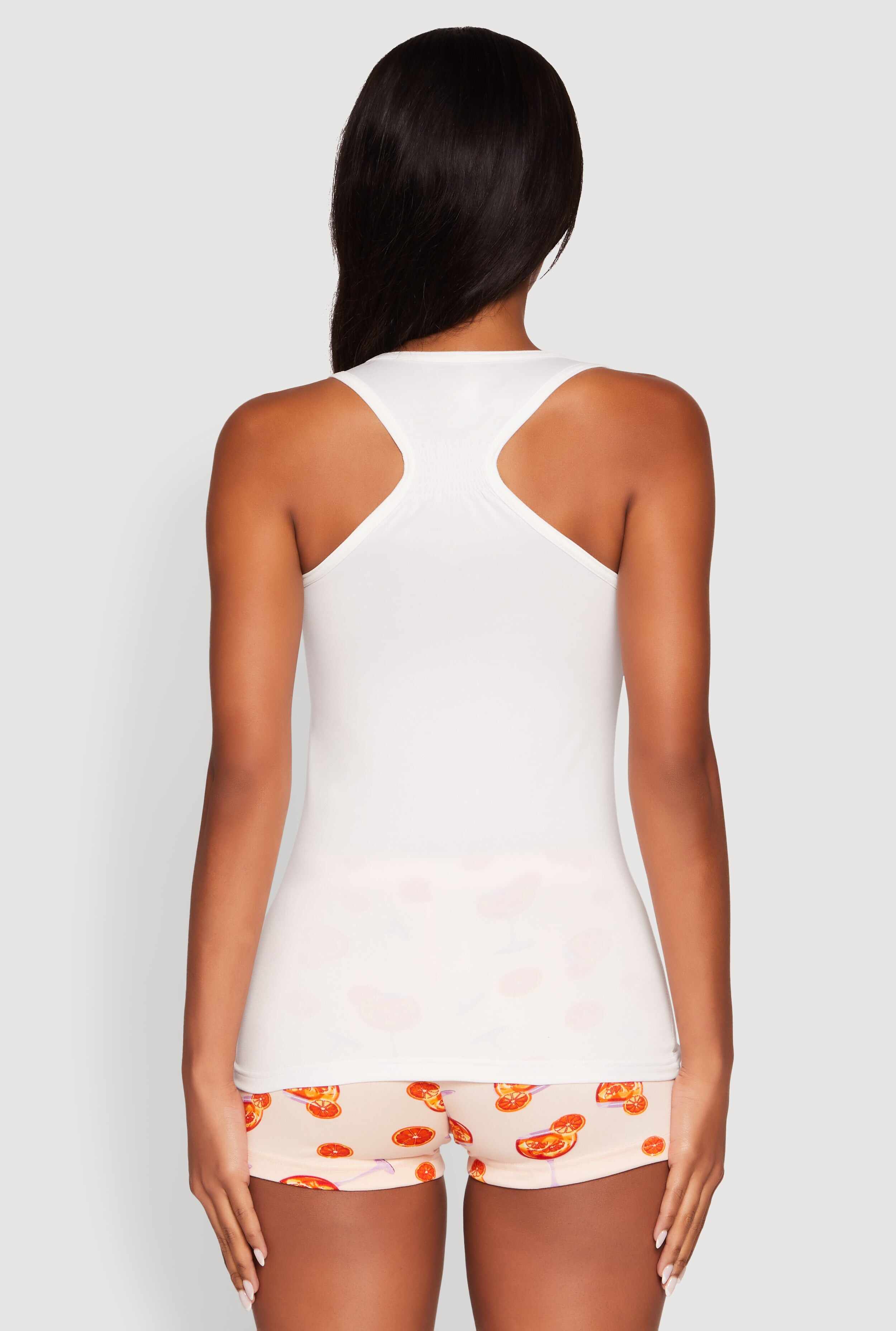 Aperol Spritz Graphic Pajama Tank Top and Shorts