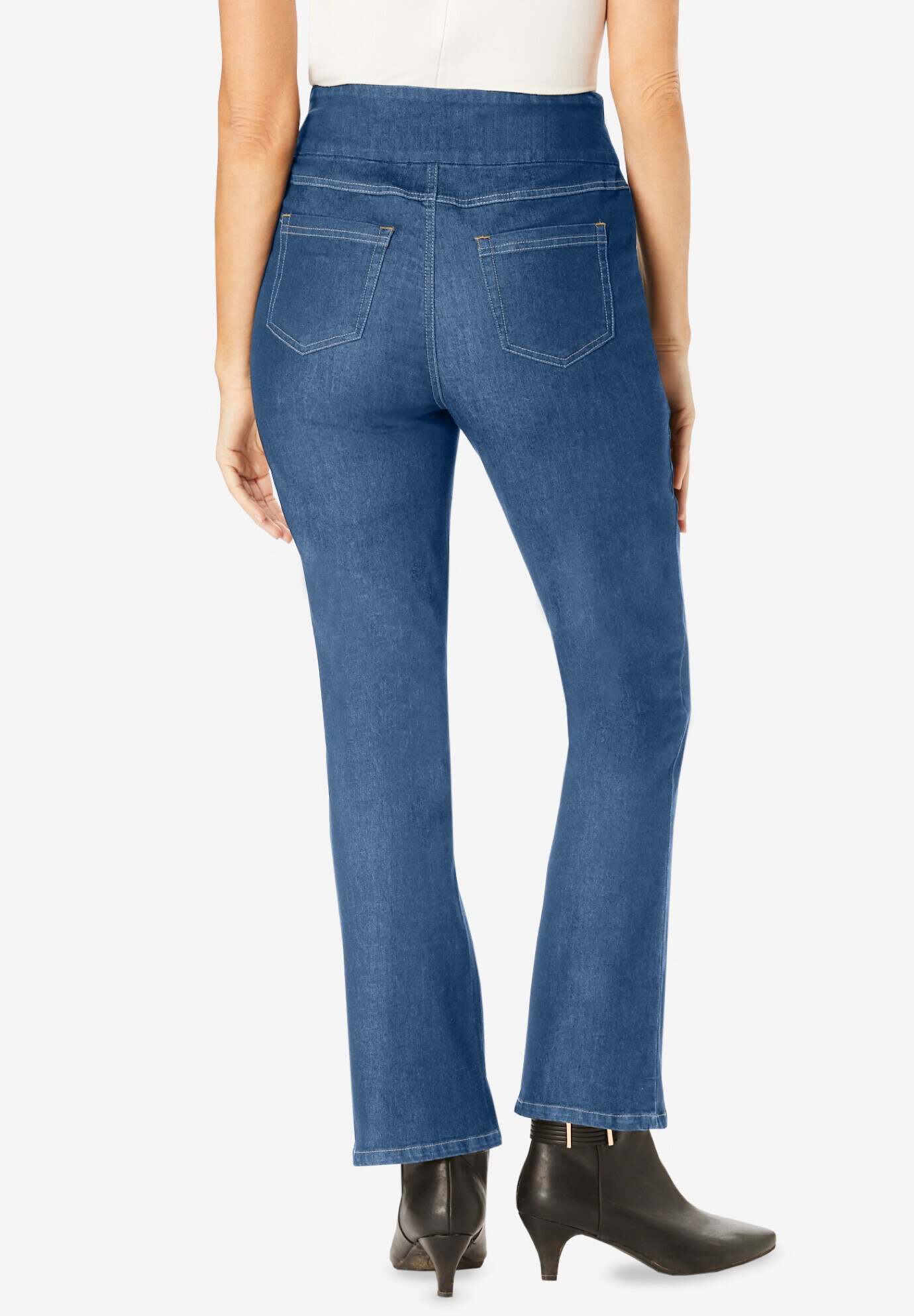 Flex-Fit Pull-On Bootcut Jean