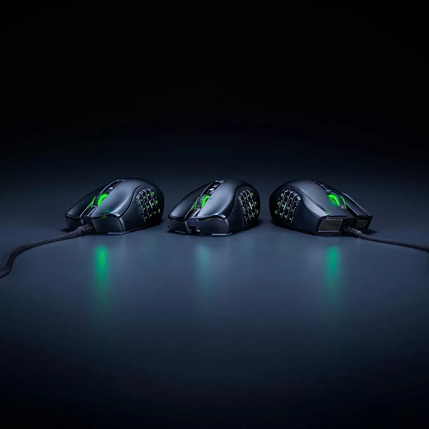 Razer Naga Pro Wireless Gaming Mouse: Interchangeable Side Plate w/ 2, 6, 12 Button Configurations - Focus+ 20K DPI Optical Sensor - Fastest Gaming Mouse Switch - Chroma RGB Lighting