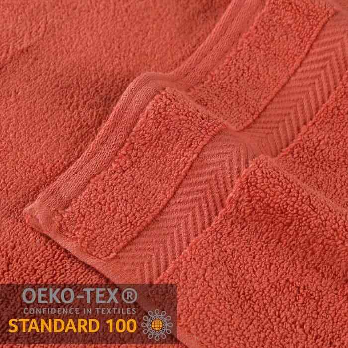 Superior Soft and Absorbent Zero Twist Cotton 6-piece Towel Set