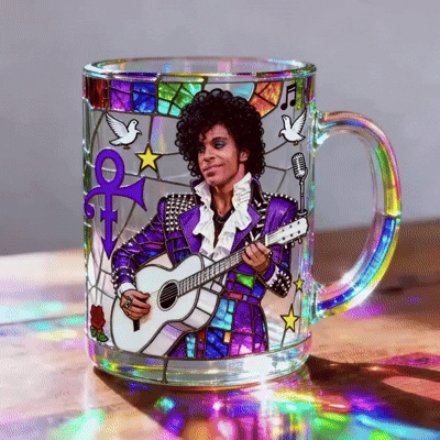 🔥Black Friday Big Sale – 45% OFF⚡ Purple Rain Stained Glass Mug