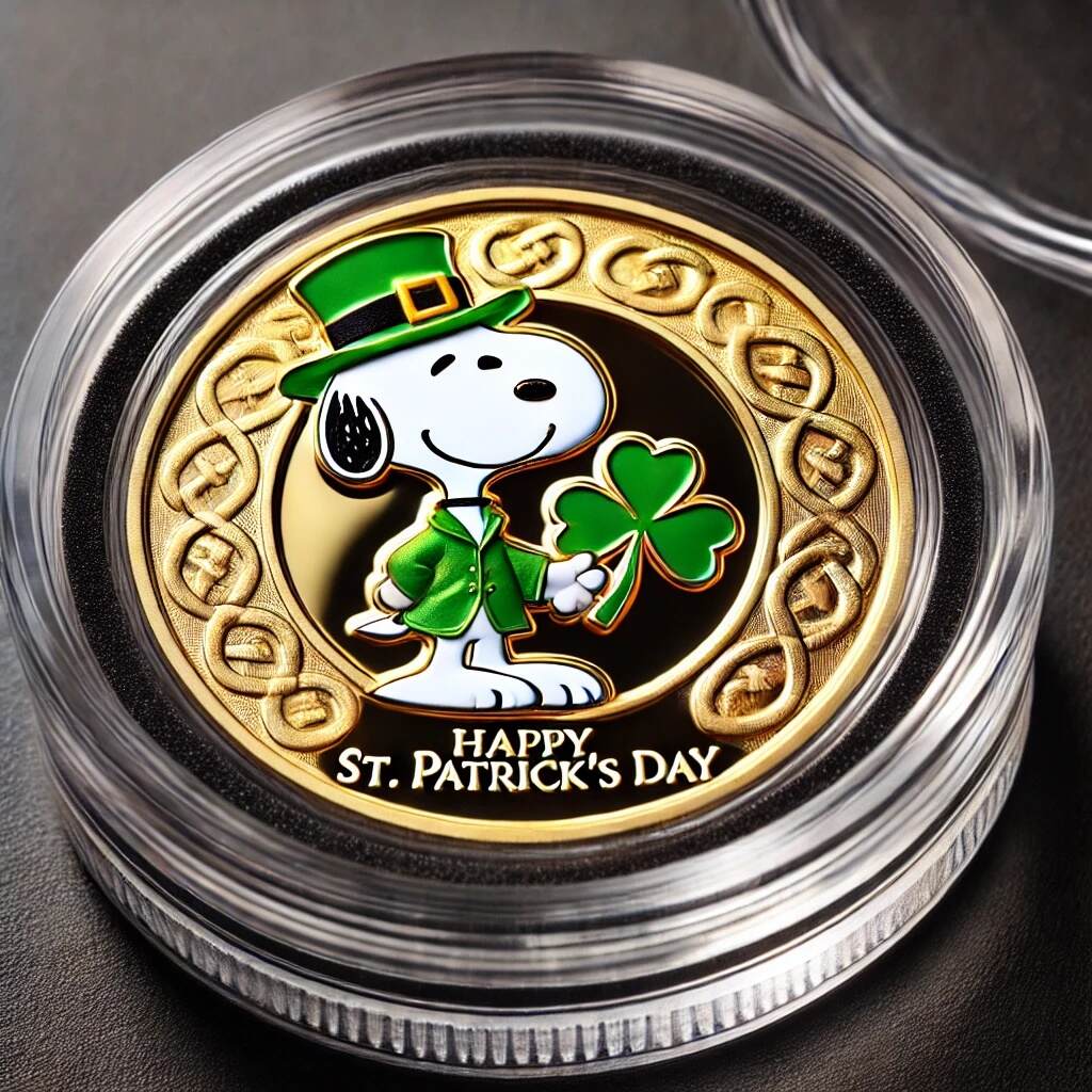 Saint Patrick's Coin - Peanuts