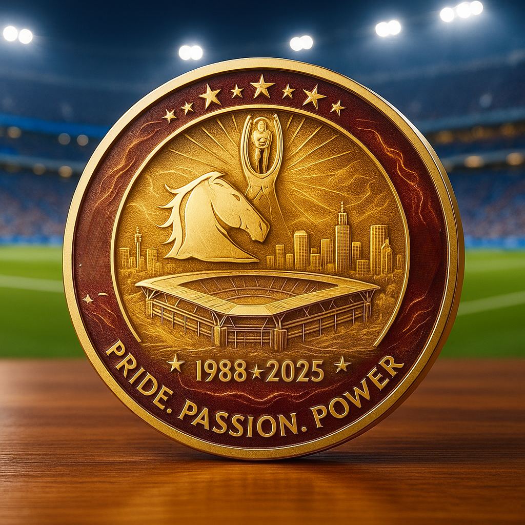 The Broncos Legacy Coin 7-Time Premiers (1988–2025)
