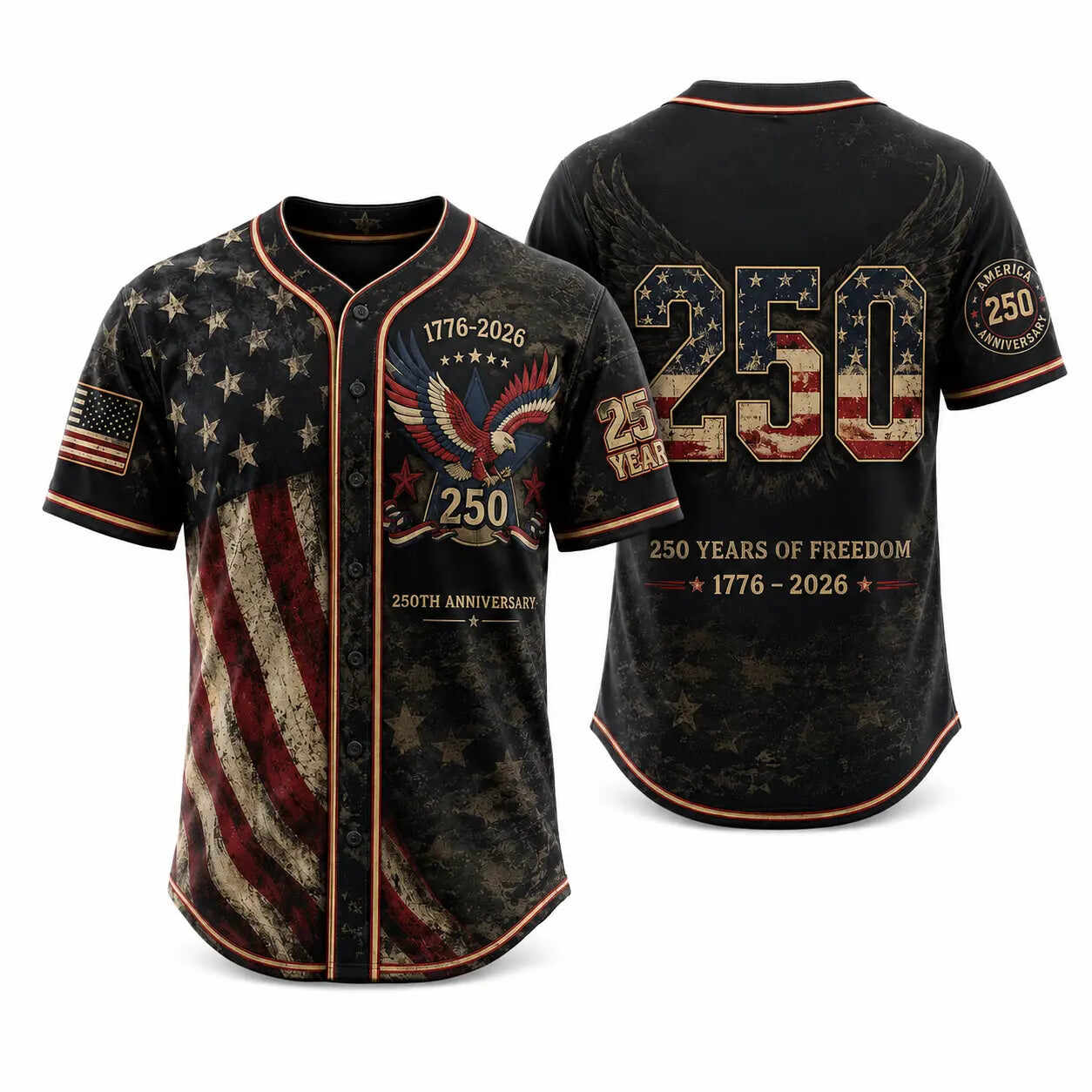 250th Anniversary Baseball Jersey