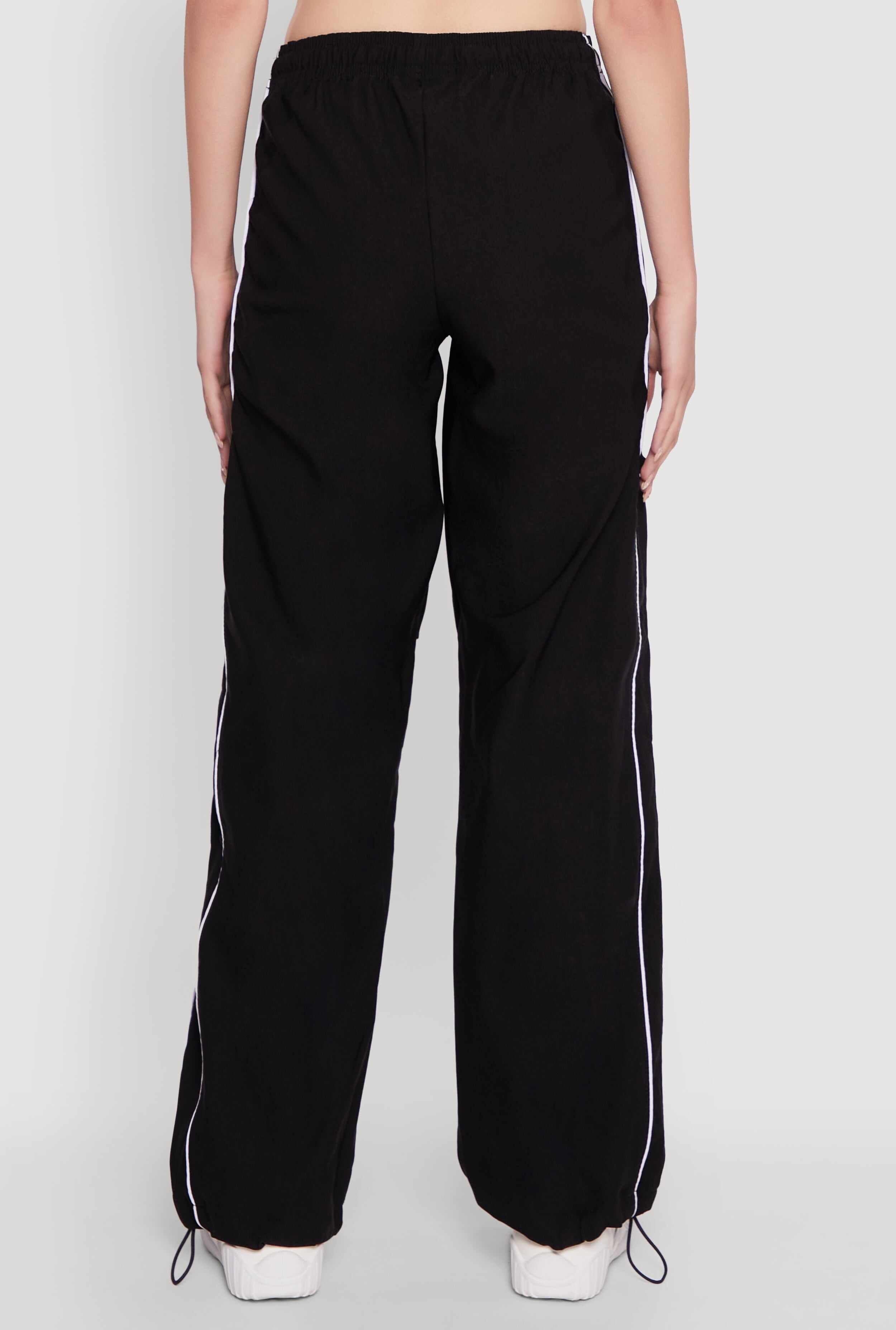 Hyper Stretch Contrast Piping Track Pants