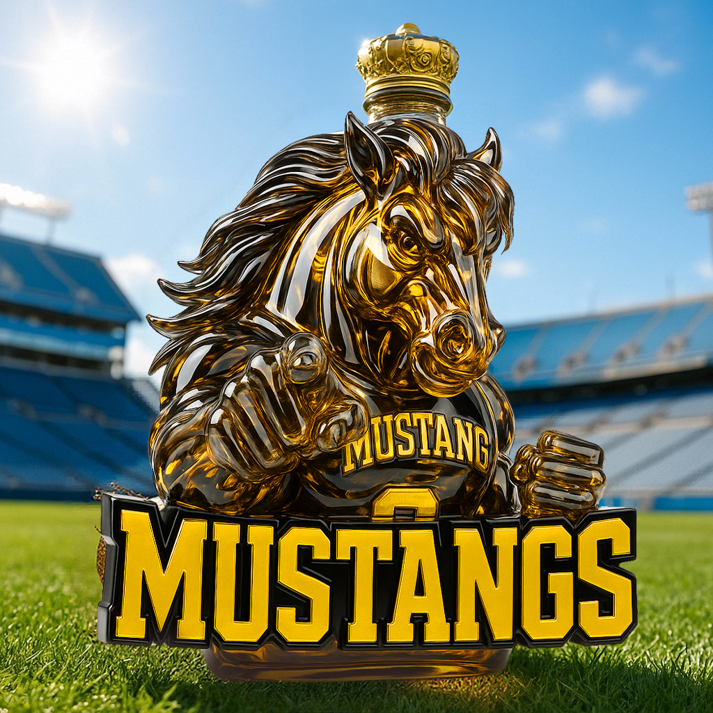 Mustang Whiskey Bottle