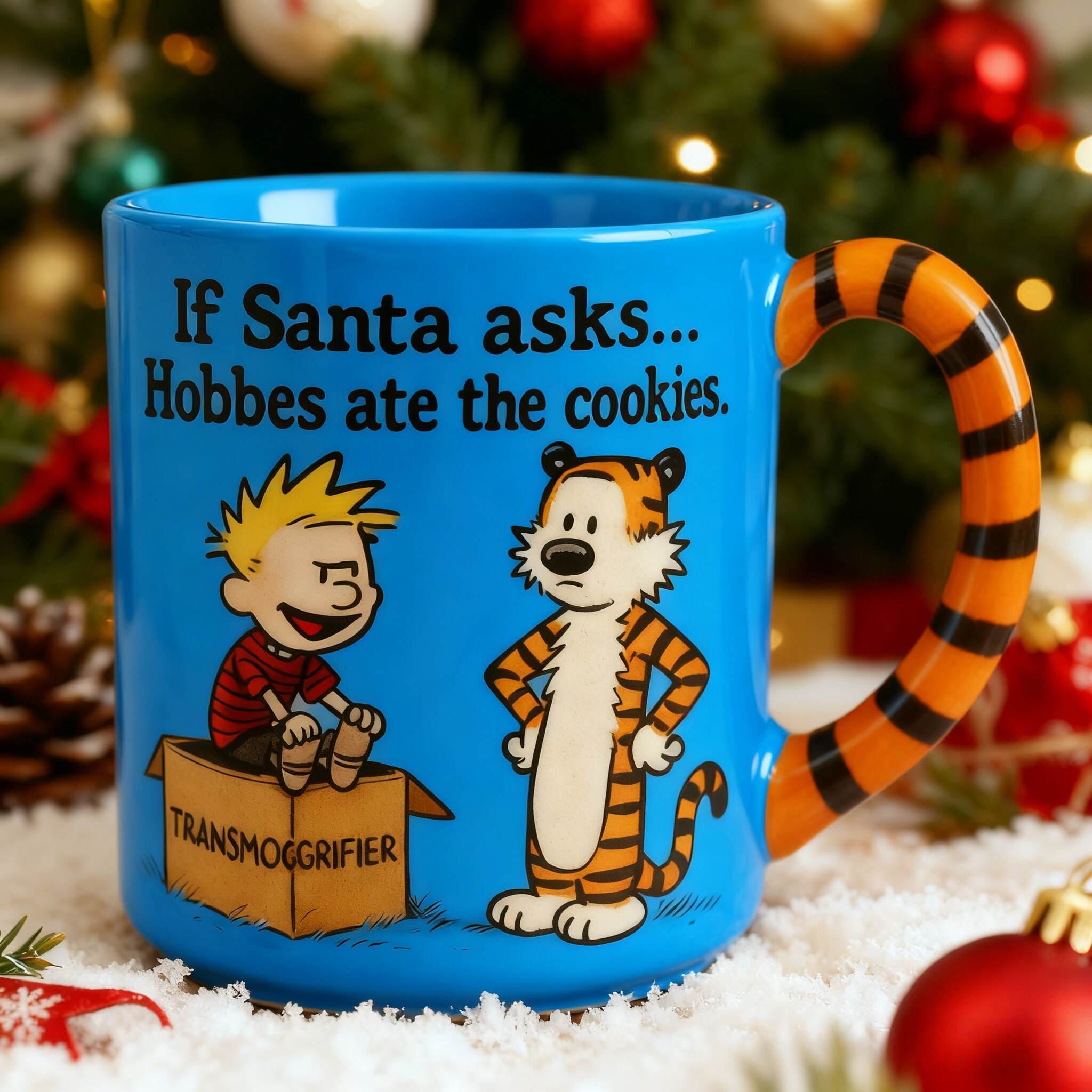 Calvin & Hobbes Holiday Mischief Mug