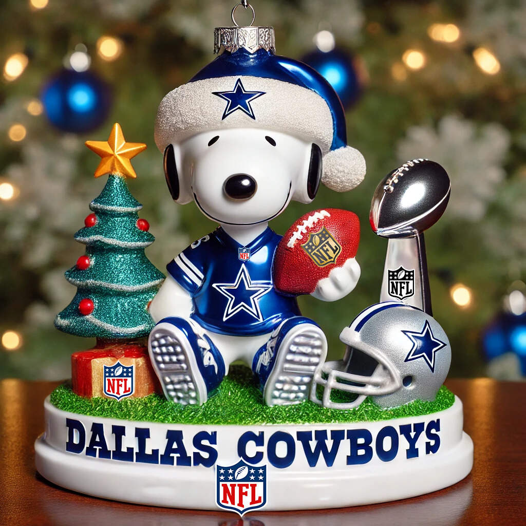 Football Team Christmas Ornaments