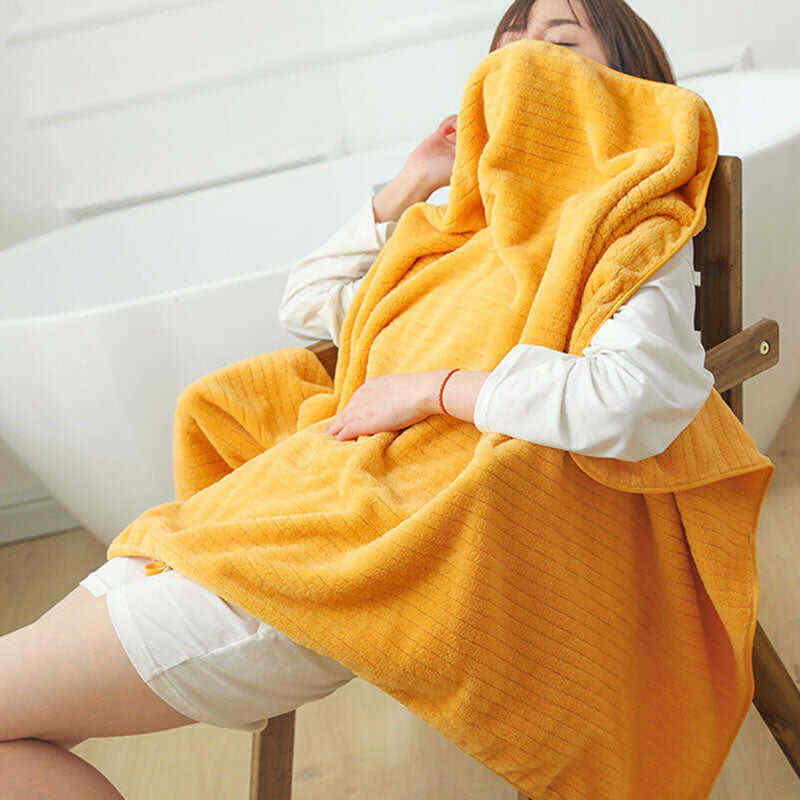 Soft Pure Color Bath Towel (2PCS)