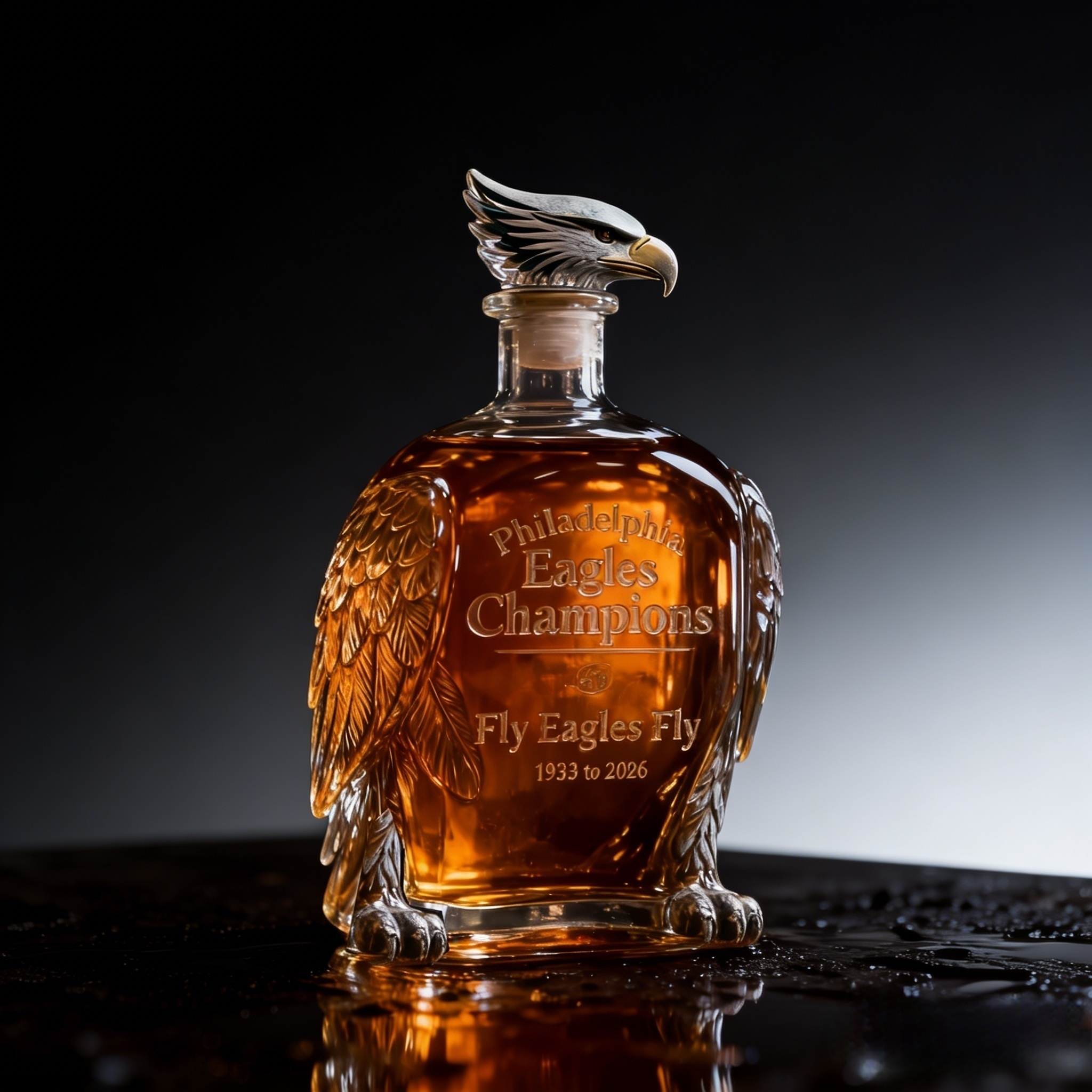 Eagles Whiskey Bottle Commemorative Edition