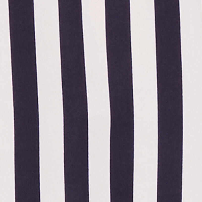 Plus Size Striped Notch Neck Blouse