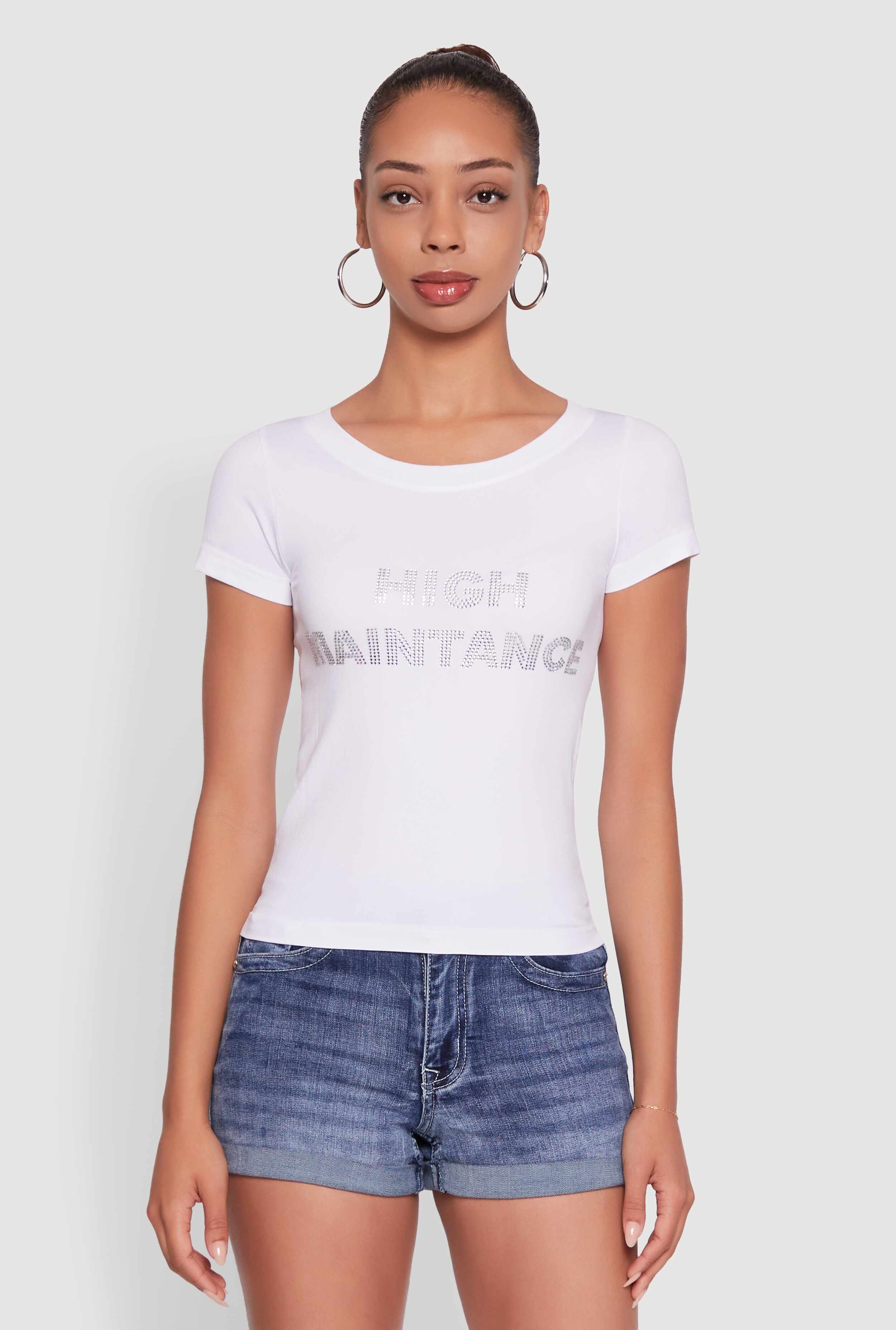 Graphic Print Crew Neck T-Shirt