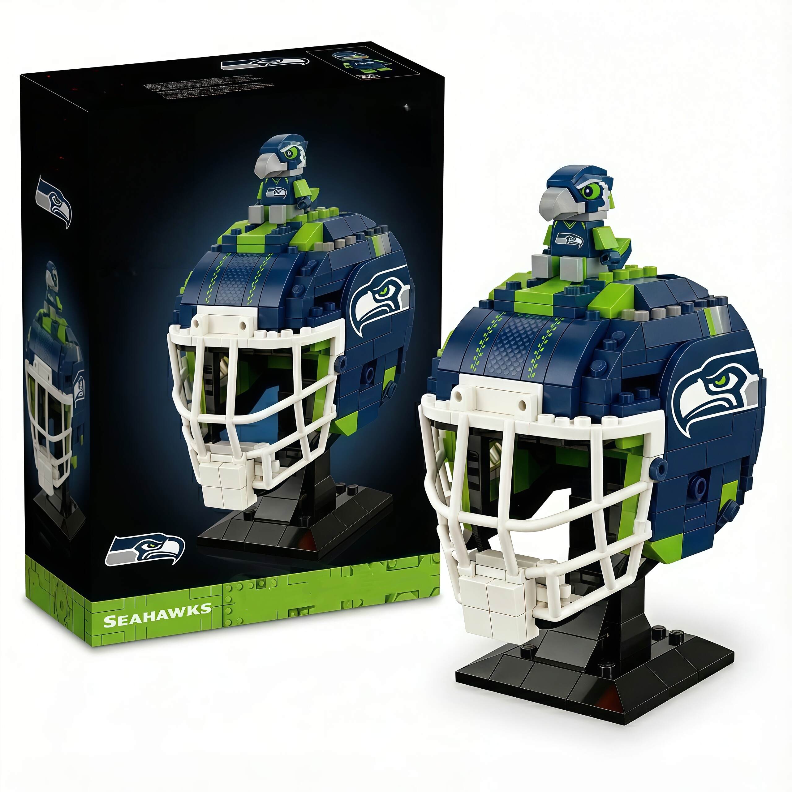 American Pro Football Brick Helmet Collector Brick Set