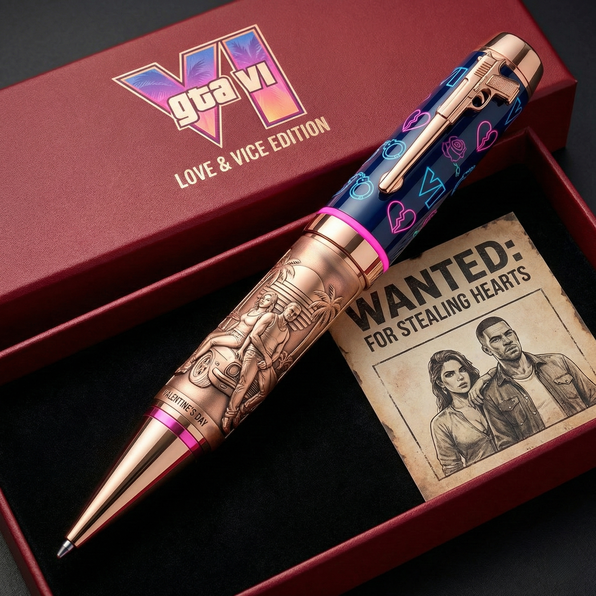 GTA VI Valentine's Day Limited Edition Adventure Commemorative Pen