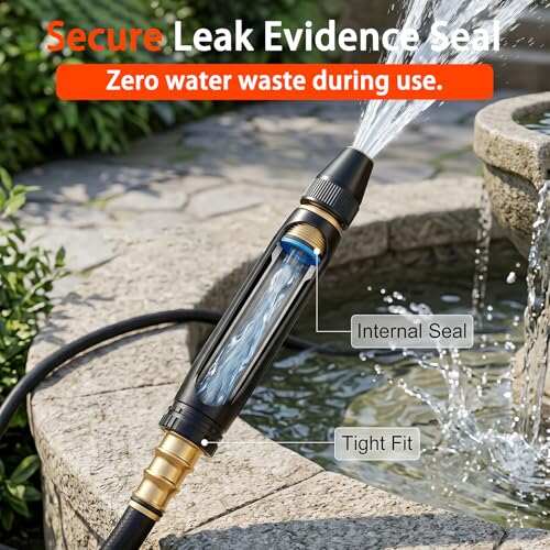【FathersDayGift】Home High-Pressure Car Wash Spray Gun (Includes Booster Nozzle and Hose Clamp) — An Essential Choice for Watering Flowers and Vegetables, and Cleaning Your Beloved Car.