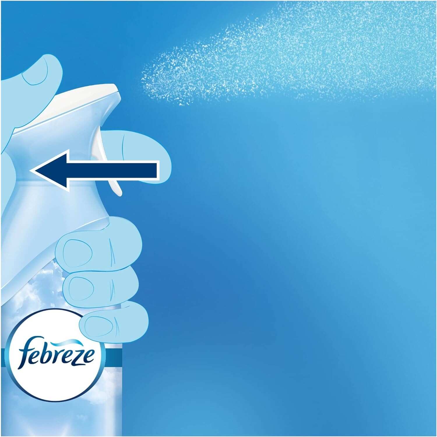 Febreze Air Freshener Spray, Linen & Sky, Odor Eliminator for Strong Odors, 8.8 Oz (2 Count)