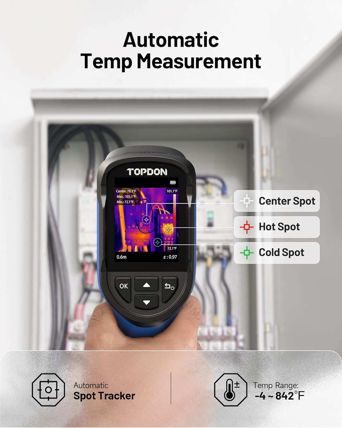 Compact Thermal Camera for Home Electrical HVAC Vehicle Inspection