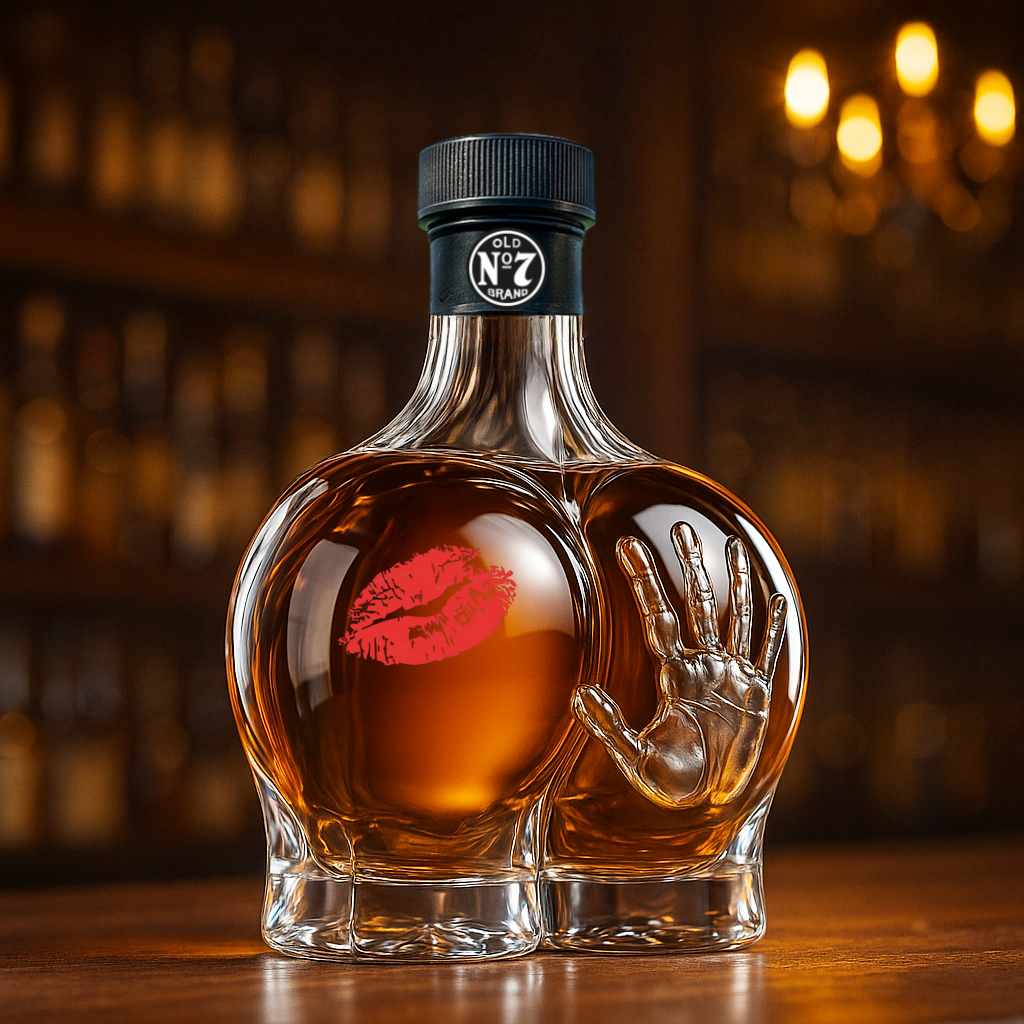 Funny Butt Whiskey Bottle