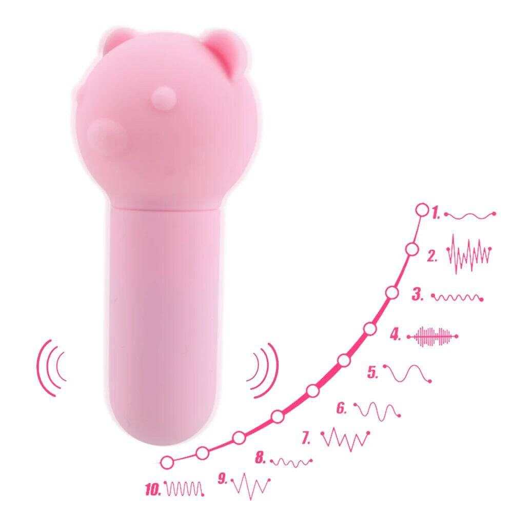 85mm Sexy Bear Vibrator for Women