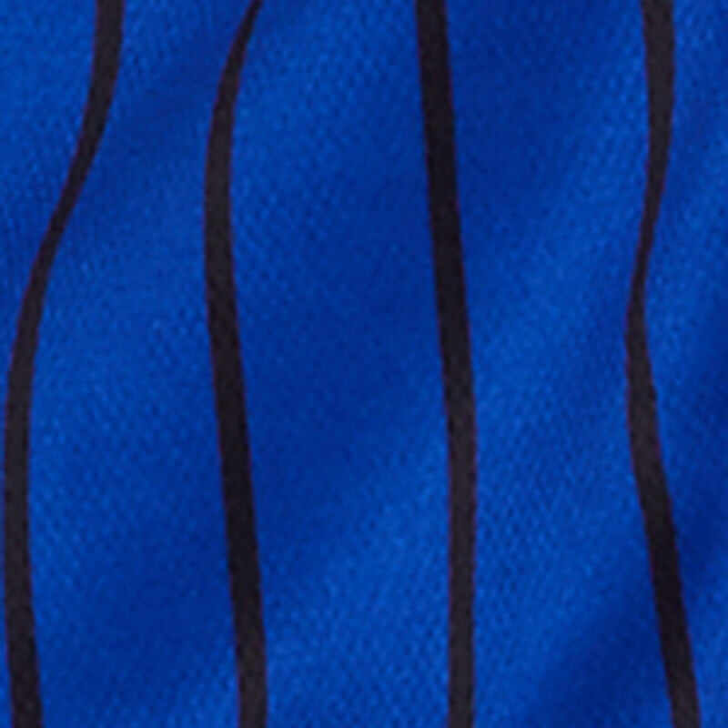 Trendy Striped Love Graphic Baseball Jersey