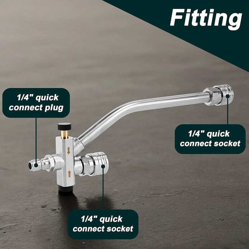 2 in 1 Connector Foam Cannon Pressure Washer Gun