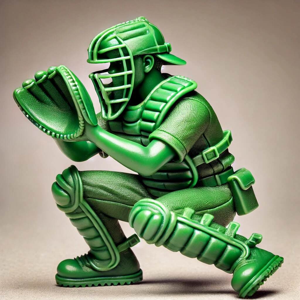 Green Army Men - Baseball Set