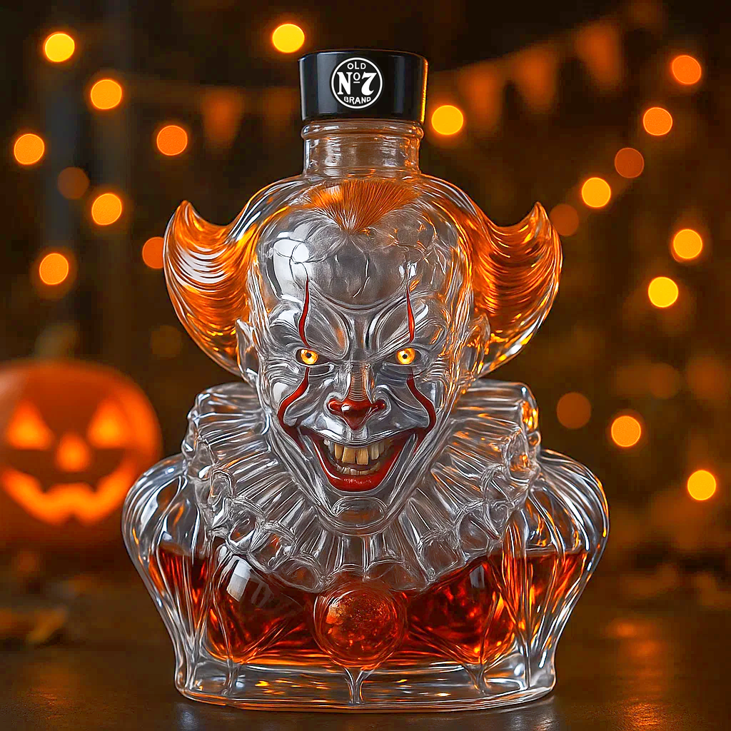 Clown Whiskey Bottle