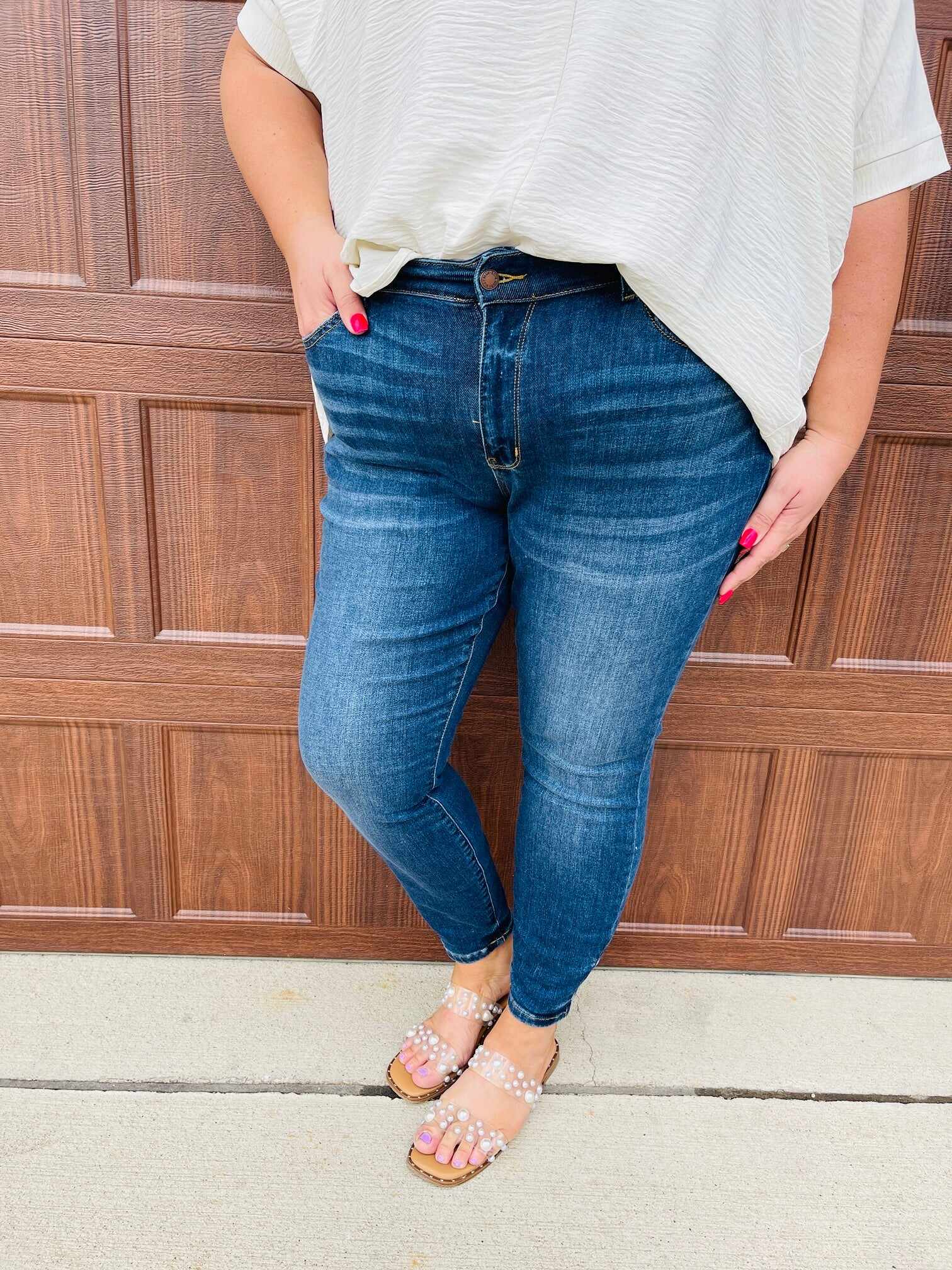 FOURTH! RESTOCK! Plus/Reg All Day Everyday Midrise Nondistressed Skinny Jeans