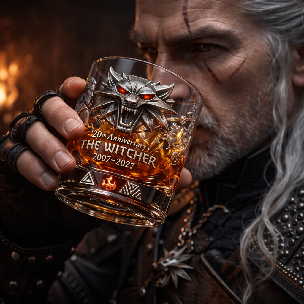 Witcher 20th Anniversary Collector Glass