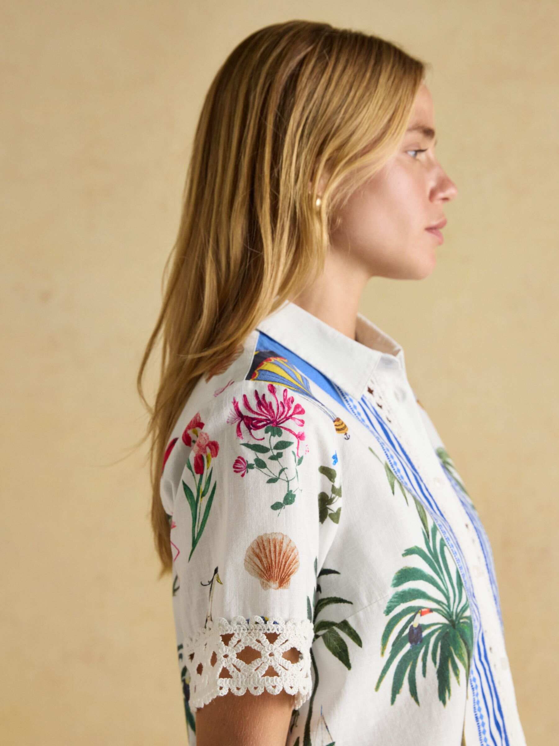 Isobel Multi Crochet Shirt