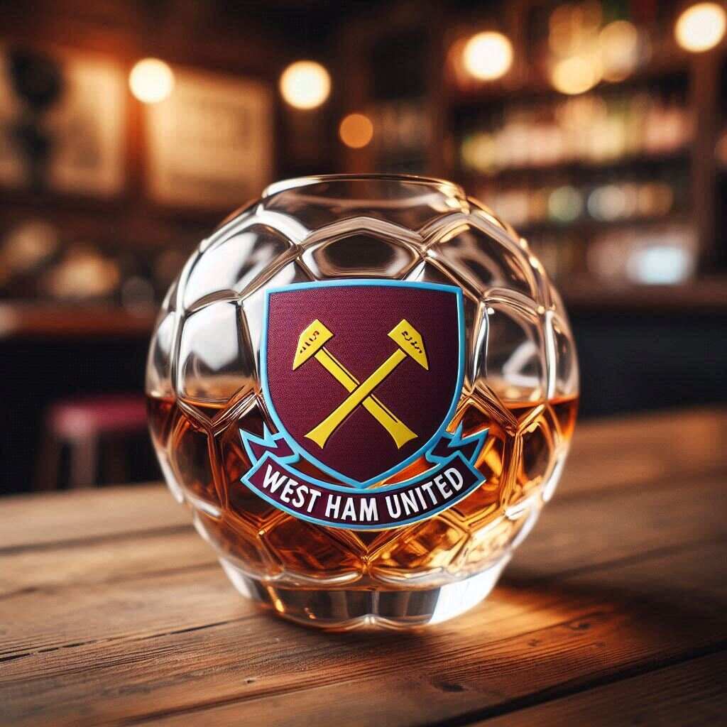 ⚽Premier League Football Glass