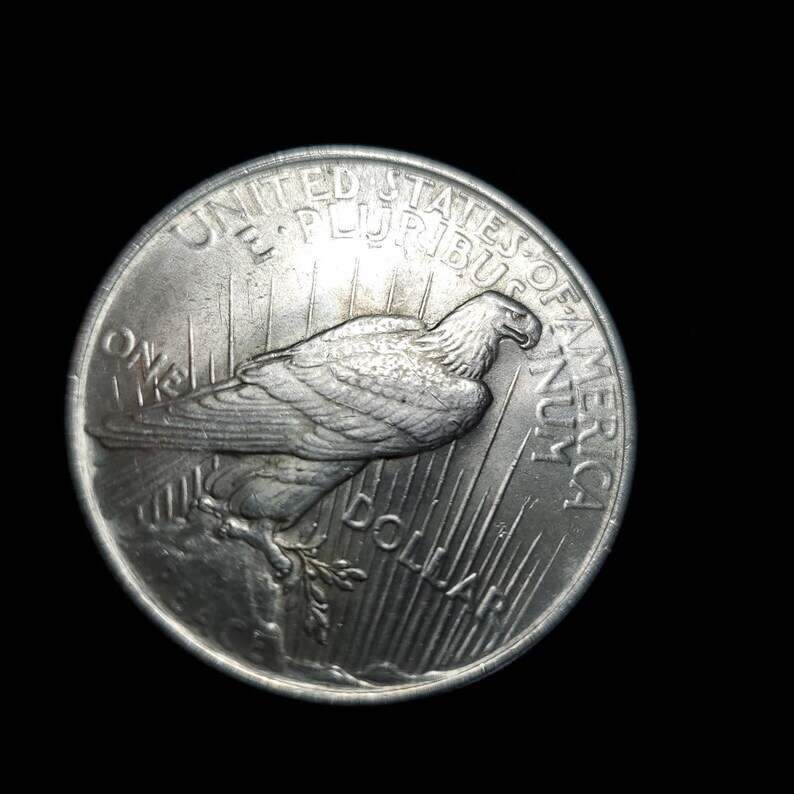 1922  Silver Peace Dollar AU  -  Lot#929 Reg 49
