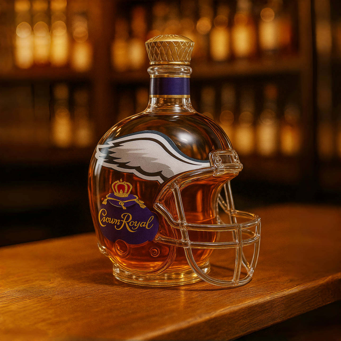 Philadelphia Eagles Limited Edition Whiskey Bottle