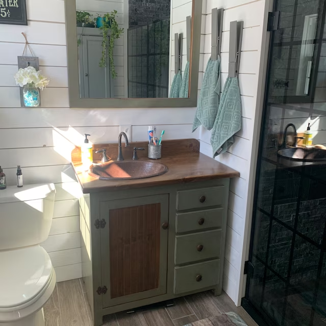 Rustic Farmhouse Vanity - 32