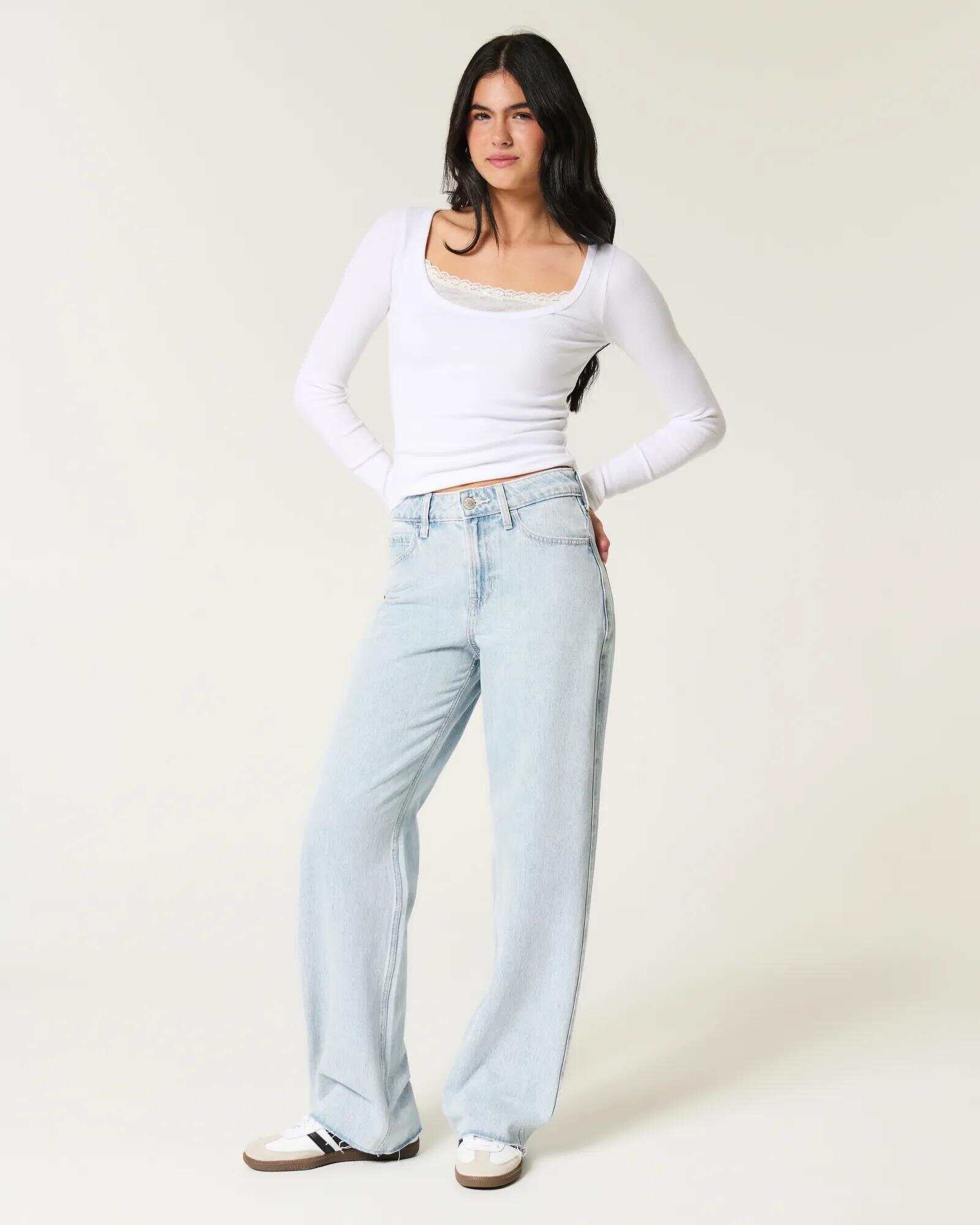 High-Rise Baggy Jeans