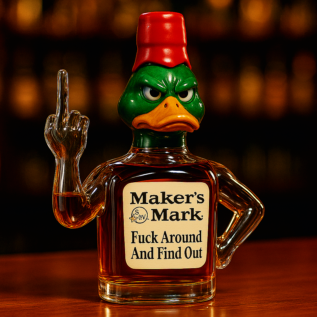 Commander Quack Whisky Bottle——The Last Word