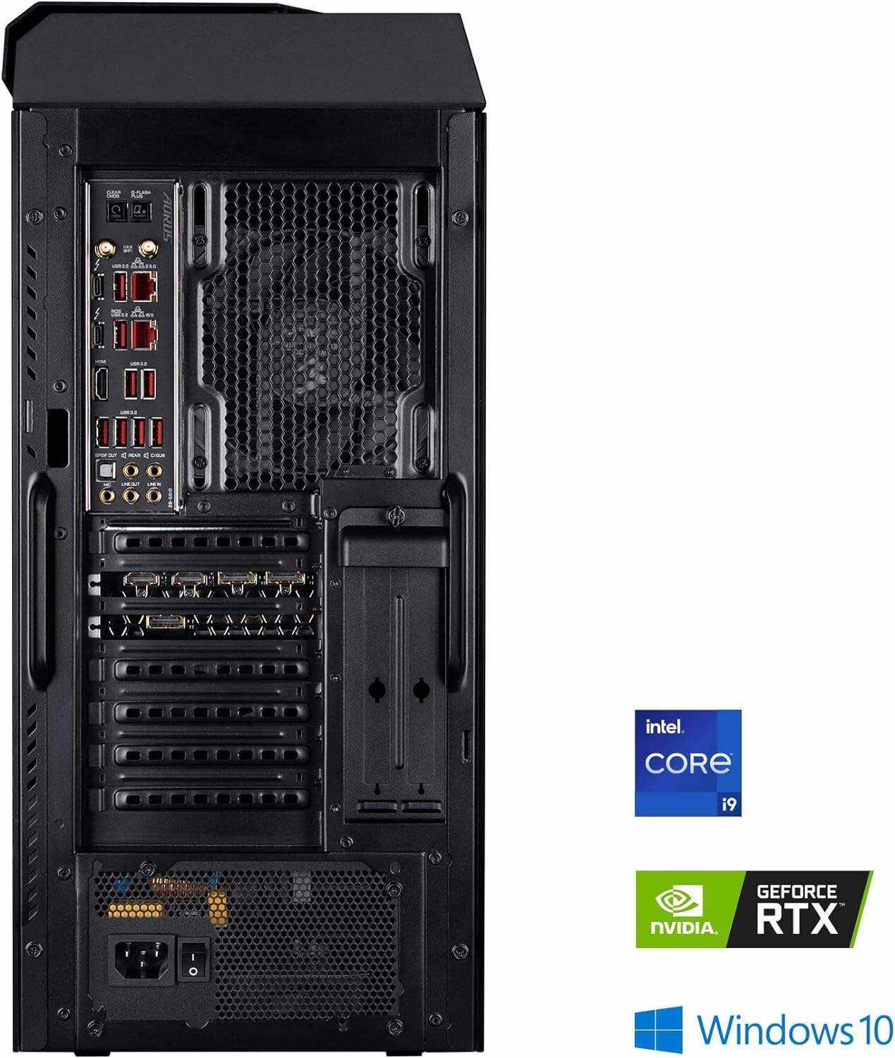 Gigabyte AORUS Model X Gaming PC Computer Desktop (Intel i9-12900K, NVIDIA GeForce RTX 3080 GDDR6X 10GB, 16GB DDR5 RAM, 2TB M.2 SSD) - AMXI9N8A-2171