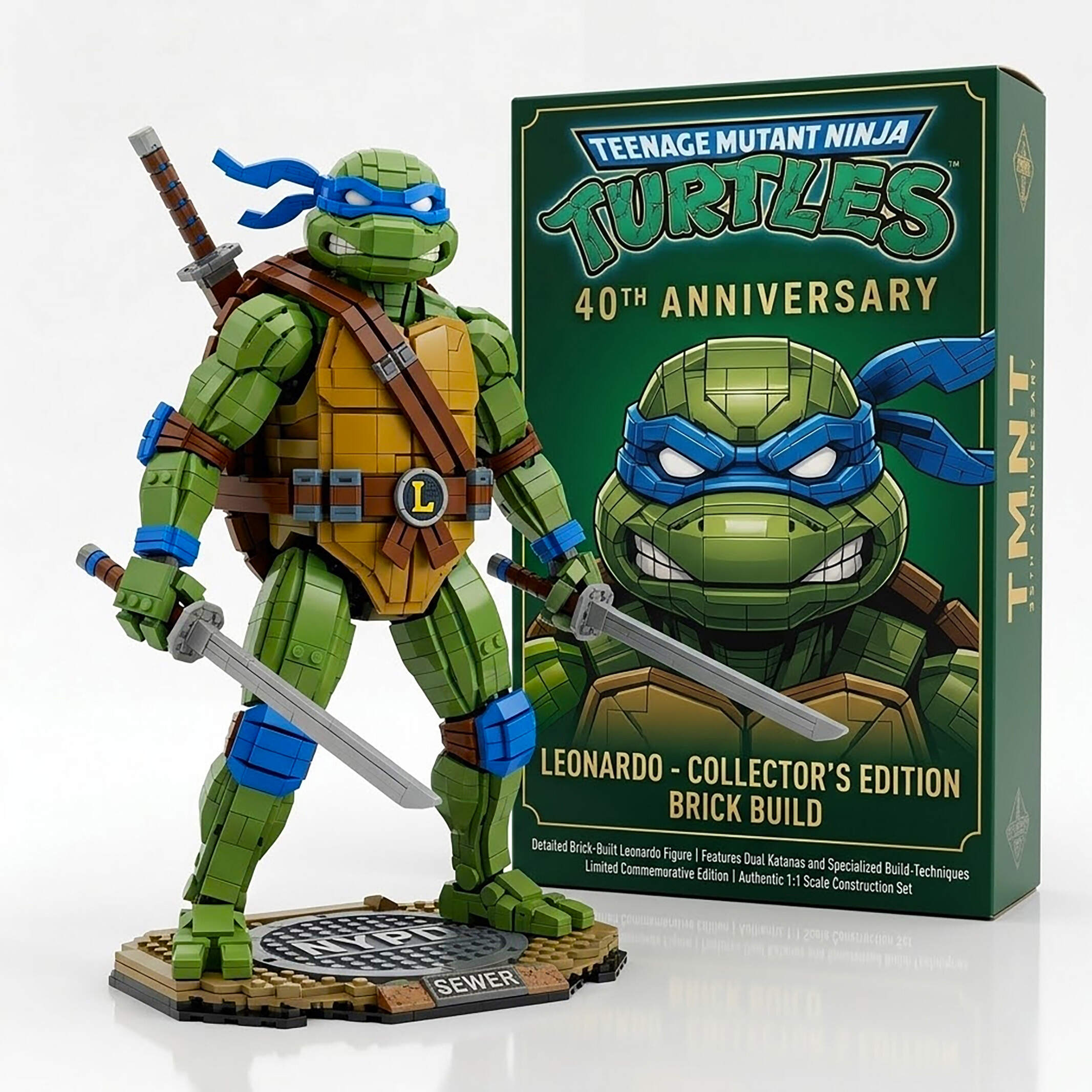 🥷TMNT 40th Anniversary Brick Set