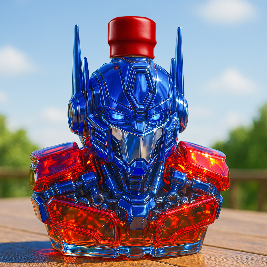 Optimus Prime Whiskey Bottle