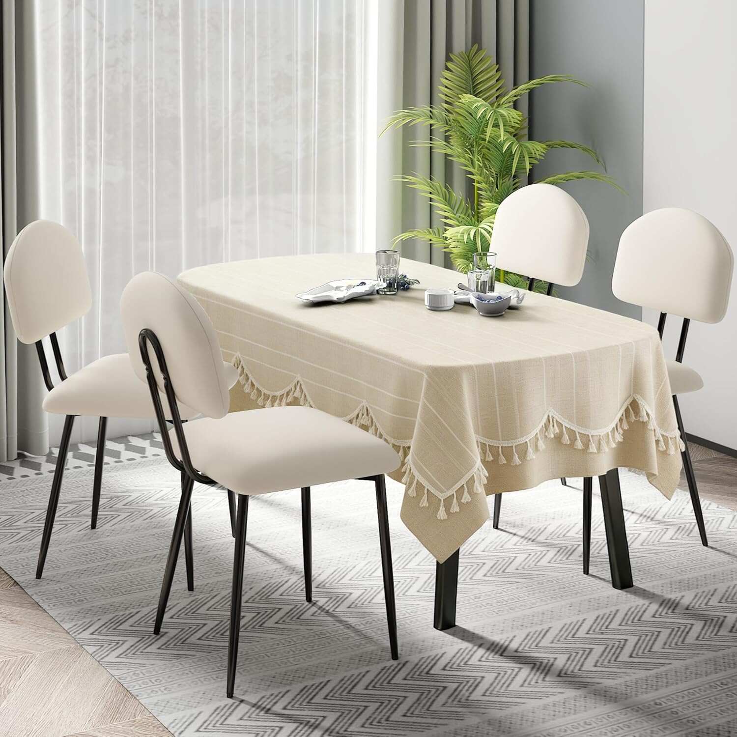 VECELO Dining Chairs Set of 2