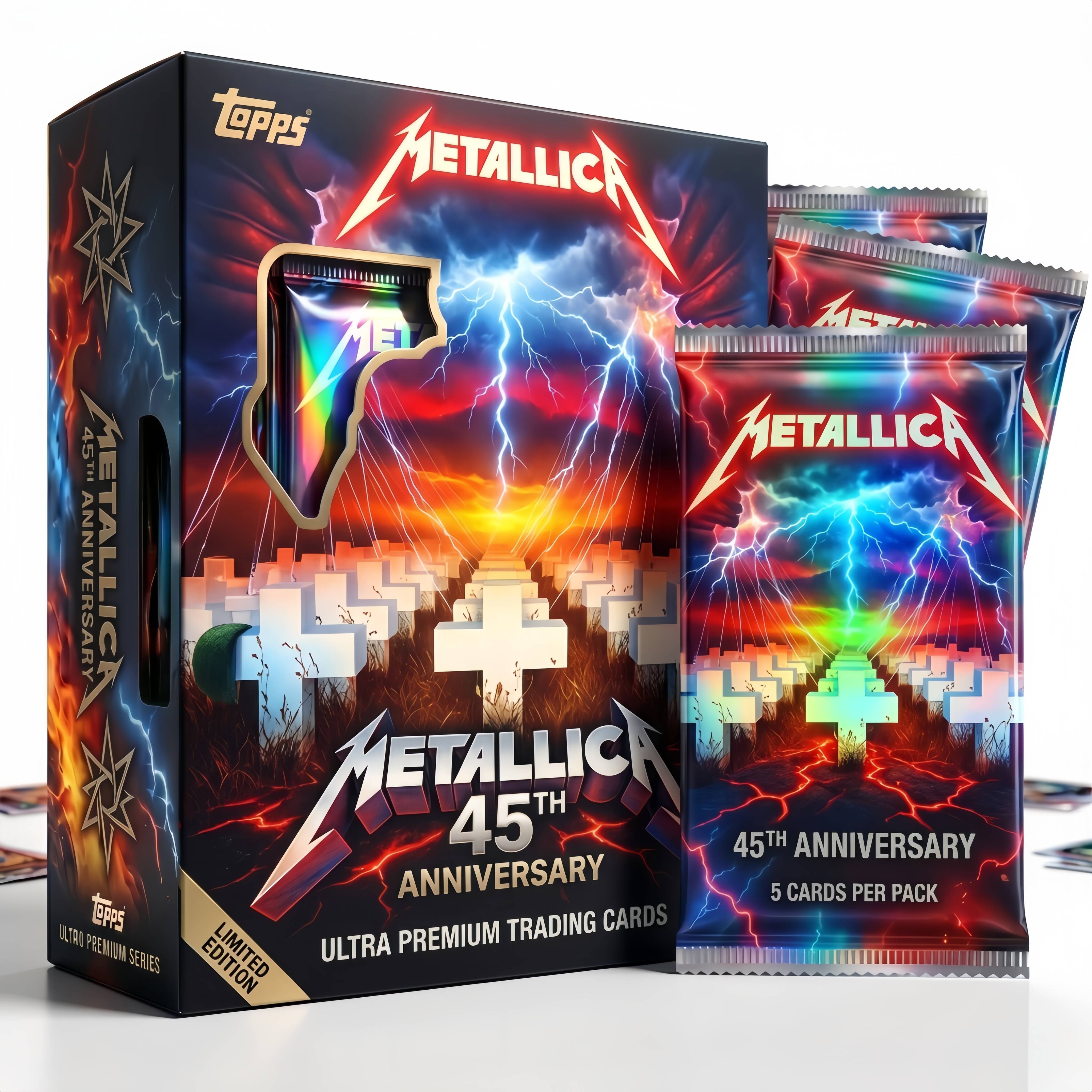 ✝️Metallica 45th Anniversary Premium Trading Card Box