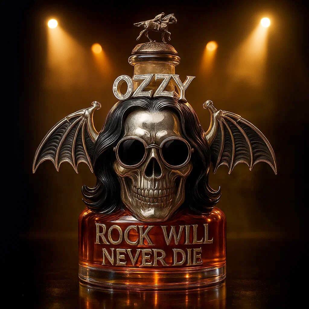 Ozzy Osbourne Limited Edition Whisky Bottle